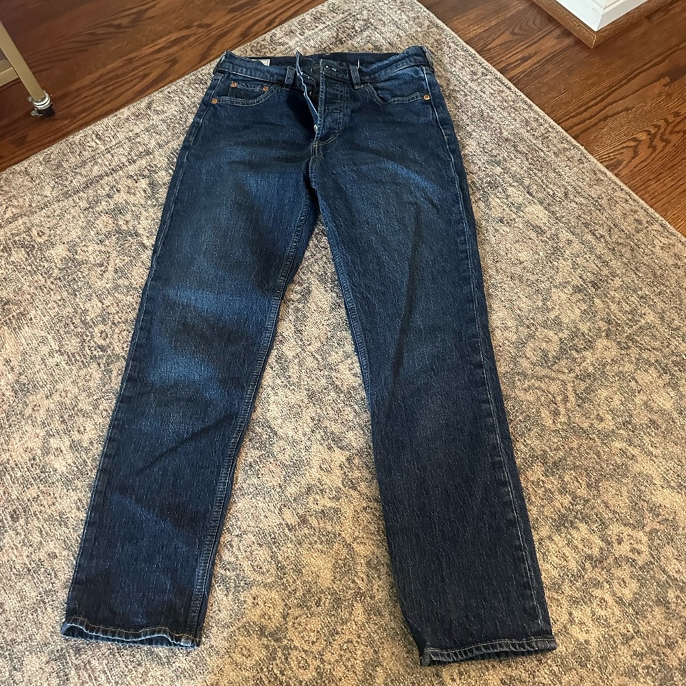 Women’s Dark Sky High Ankle Straight-Leg Jeans